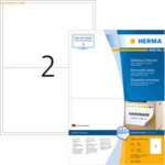 HERMA Etiketten wei&szlig; Movables/abl&ouml;sbar 199,6x143,5mm Special A4 VE=200