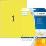 HERMA Etiketten neon-gelb 210x297mm Special A4 LaserCopy 20 St&uuml;ck