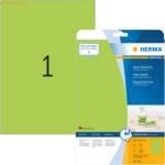 HERMA Etiketten neon-gr&uuml;n 210x297mm Special A4 LaserCopy 20 St&uuml;ck