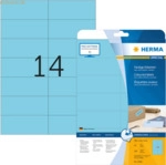HERMA Etiketten blau 105x42,3mm Special A4 VE=280 St&uuml;ck