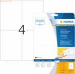 HERMA Etiketten wei&szlig; Korrektur/Abdeckband 105x148mm Special A4