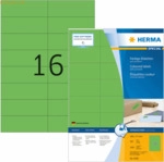 HERMA Etiketten gr&uuml;n 105x37mm Special A4 VE=1600 St&uuml;ck
