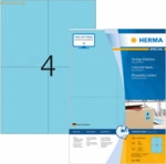HERMA Etiketten blau 105x148mm Special A4 VE=400 St&uuml;ck