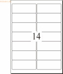 Sigel Adress-Etiketten 99,1x38,1mm wei&szlig; VE=350 St&uuml;ck