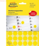 Avery Zweckform Markierungspunkte 18 mm 22 Blatt/1056 Etiketten gelb