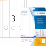 HERMA Ordneretiketten wei&szlig; 59x297mm Special A4 VE=75 St&uuml;ck