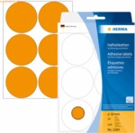 HERMA Vielzweck-Etiketten 50mm leuchtorange VE=144 St&uuml;ck