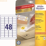 Avery Zweckform Universal-Etiketten 45,7x21,2 mm 10 Blatt/480 Etikette