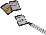 Hama Speicherkartenetiketten f&uuml;r SD-/MMC Karten schwarz/wei&szlig; VE=18 St&uuml;