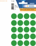 10 x HERMA Vielzweck-Etiketten 19mm dunkelgr&uuml;n VE=100 St&uuml;ck