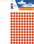 10 x HERMA Vielzweck-Etiketten 8mm leuchtrot VE=540 St&uuml;ck