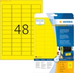 HERMA Signal-Etiketten 45,7x21,2 mm gelb stark haftend Folie matt wett