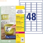 Avery Zweckform Etiketten 45,7x21,2mm wetterfest abl&ouml;sbar Laser/Copy P