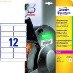 Avery Zweckform Folien-Etiketten ultra-resistent 99,1x42,3mm VE=10 Bog