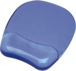 Fellowes Mauspad mit Handgelenkauflage Gel blau