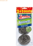Tex Topfreiniger Spirinett 19331002 Edelstahl 3 St&uuml;ck