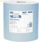 Tork Wischt&uuml;cher Advanced 440 Performance 3-lagig 23,5x34cm/119m blau