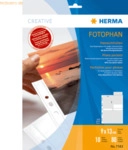 HERMA Fotophan-Sichth&uuml;llen 9x13cm hoch wei&szlig; VE=10 H&uuml;llen