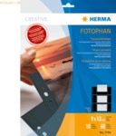 HERMA Fotophan-Sichth&uuml;llen 9x13cm quer schwarz VE=10 H&uuml;llen
