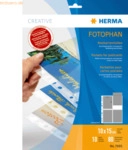 HERMA Postkartenh&uuml;llen transparenter Folie 10x15cm (WPK) VE=10 St&uuml;ck