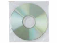 Connect CD/DVD Hüllen PP transparent ungelocht VE=50 Stück
