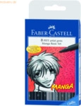 Faber Castell Tuschestift Pitt Artist Pen 8er Etui Spitze: sortiert Fa