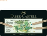 Faber Castell Pastellstift Pitt Pastell 12 Stifte farbig sortiert im M