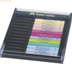 Faber Castell Tuschestift Pitt Artist Pen B Pastell VE=12 St&uuml;ck Etui