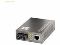 Digital data communication LevelOne POE Converter 100TX to 100FX-SC Si