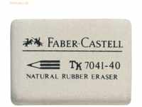 Faber Castell Radiergummi Blei+Farbstifte 24x7x36mm weiß