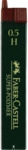 Faber Castell Feinminen Dose mit 12 Minen 0,5mm H