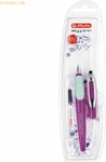 3 x Herlitz F&uuml;llhalter my.pen M-Feder lila/minze