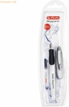 Herlitz Schulf&uuml;llhalter mypen M-Feder wei&szlig;/schwarz