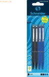 5 x Schneider Kugelschreiber K 15 Druckmechanik M 4er Blisterkarte VE=