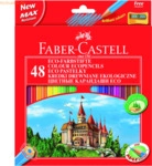 Faber Castell Farbstifte Castle 48er Etui mit Spitzer farbig sortiert