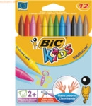 Bic Wachsmalkreiden Plastidecor sortiert VE=12 St&uuml;ck