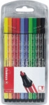 Stabilo Fasermaler pen 68 Etui mit 10 Farben