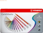 Stabilo Pastellkreidestift CarbOthello Metalletui mit 48 Stiften