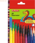8 x Herlitz Fasermaler VE=20 St&uuml;ck