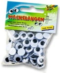 Folia Wackelaugen &Oslash; 12 mm rund 100 St&uuml;ck.