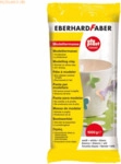 3 x Eberhard Faber Modelliermasse Plast classic tonbasierend 1kg wei&szlig;