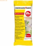 4 x Eberhard Faber Modelliermasse Plast classic tonbasierend 500g wei&szlig;