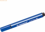 5 x Stabilo Dreikant-Fasermaler Trio Scribbi blau
