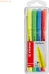 5 x Stabilo Textmarker flash Etui mit 4 Stiften