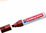 5 x Edding Permanentmarker edding 800 4-12mm braun