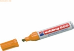 10 x Edding Permanentmarker edding 500 Orange