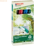 Edding Permanentmarker edding 21 EcoLine nachf&uuml;llbar 1,5-3mm schwarz,