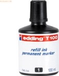 Edding Nachf&uuml;lltinte edding T 100 f&uuml;r edding Permanentmarker 100ml sch