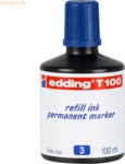Edding Nachf&uuml;lltinte edding T 100 f&uuml;r edding Permanentmarker 100ml bla