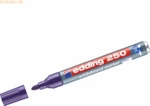 Edding Whiteboardmarker edding 250 nachf&uuml;llbar 1,5-3mm violett